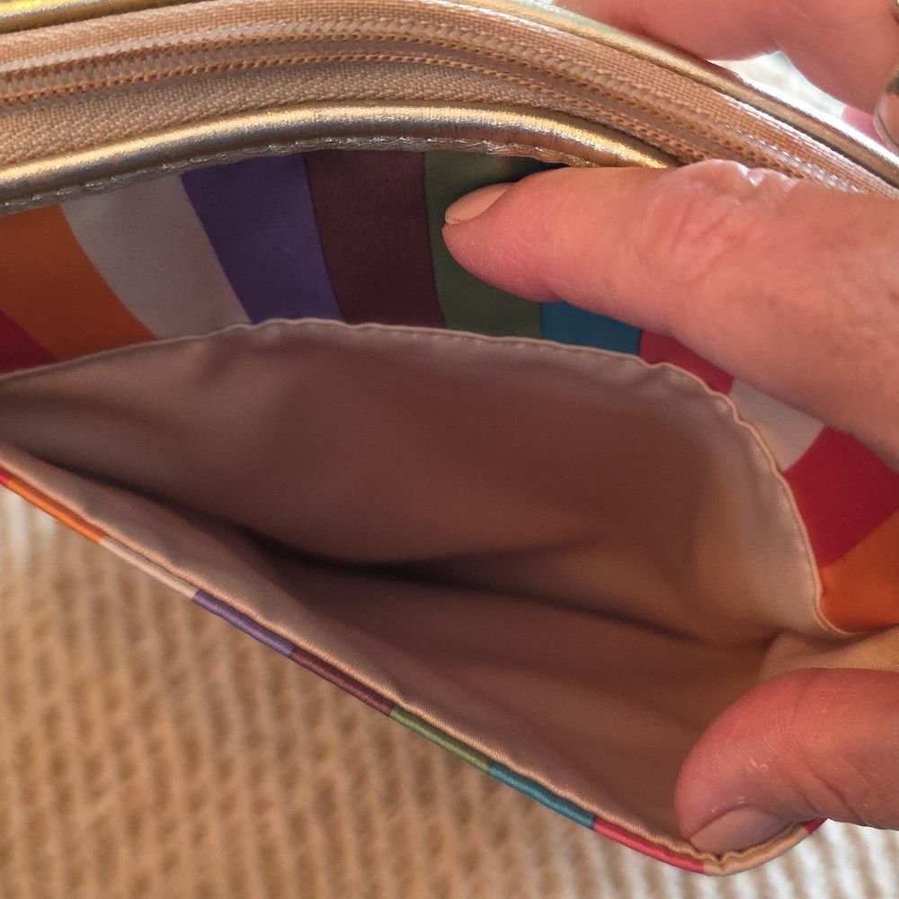 Coach Legacy Striped Crossbody In Pastels - Picture 9 of 11